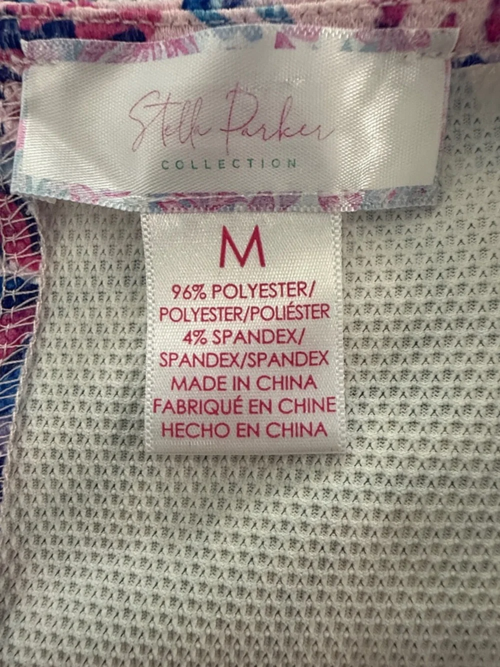 Floral A-Line Midi Skirt in Blue & Pink - Picture 4 of 4